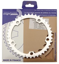 Specialites TA Alize Middle Chainring 40T 130 BCD 10-8s 5 Bolt Polished NOS NEW