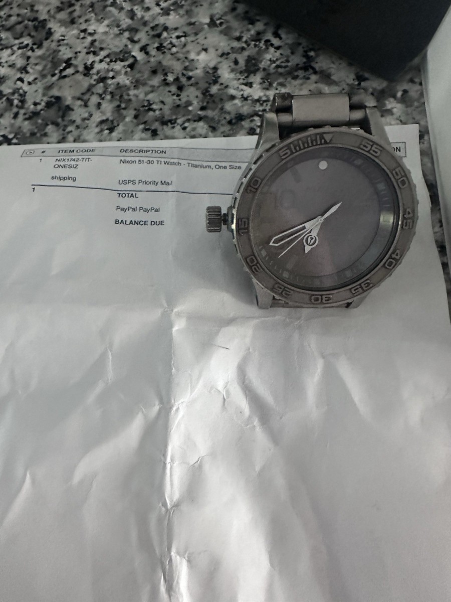 Nixon 51-30 TI Titanium | eBay