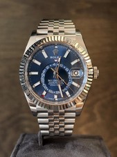 Rolex SkyDweller Blue Index Dial on Jubilee 336934 Complete 2024