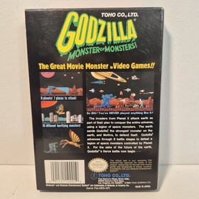 Godzilla: Monster of Monsters! for the Nintendo (NES) Complete in Box (CIB)