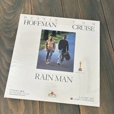 Vintage 1989 Rain Man LaserDisc Video Disc Tom Cruise Dustin Hoffman Oscar Win