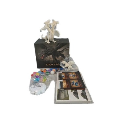 Dragon Paint Series Paintable Castle Dragon Models 3 Dragons Kit  No Paints Inc.