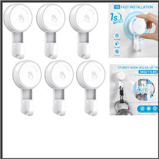 Luxear Saugnapf Haken 5KG Vakuum Wandhaken