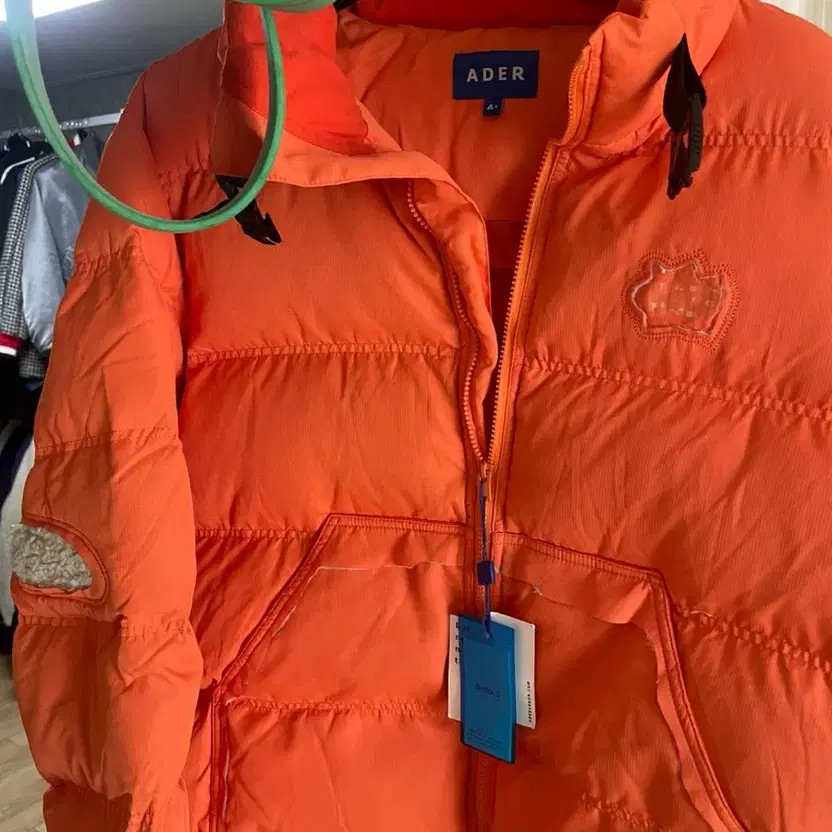 ADER error Orange Padded Down Jacket - New with T… - image 3