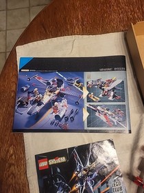 Lego Star Wars X Wing Fighter 7140 With Box And Manual And Landspeeder 7110.