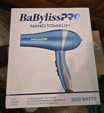 BABYLISS PRO NANO TITANIUM PROFESSIONAL LIGHTWEIGHT IONIC HAIR BLOW DRYER NEW