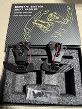 Real Carbon Fiber Steering Wheel Magnetic Paddle Shifters Lexus Is350 Rc350 RCF