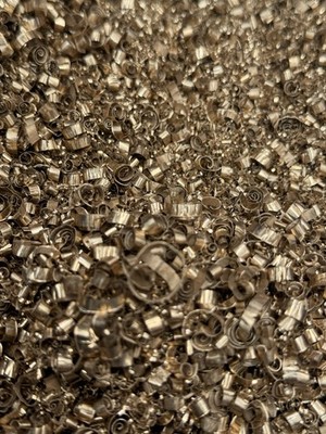 Dekomaterial ''Bronze rose/chips'', hochwertige Bronzespäne, gold