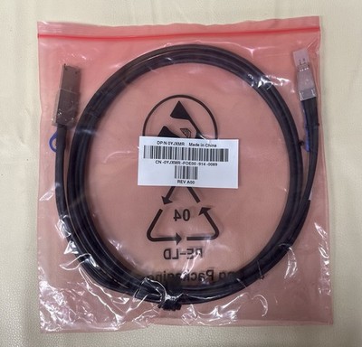 Dell 2m HD-Mini SAS HD to Mini-SAS (SFF-8644 to SFF-8088) Cable - YJXMR 0YJXMR