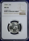 1959 Washington Quarter Dollar NGC 66  (2532273)
