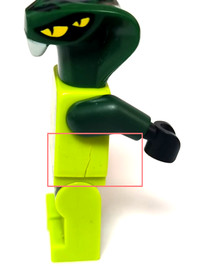 LEGO NINJAGO Minifigure Spitta njo0058  9569 9449 (read)