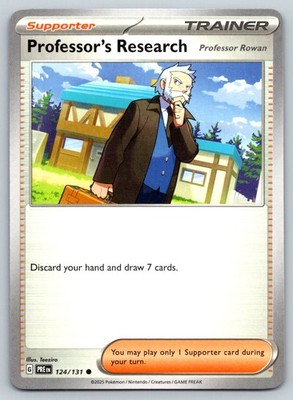 PROFESSOR'S RESEARCH 124/131 SV: PRISMATIC EVOLUTIONS POKEMON LP OHMURA