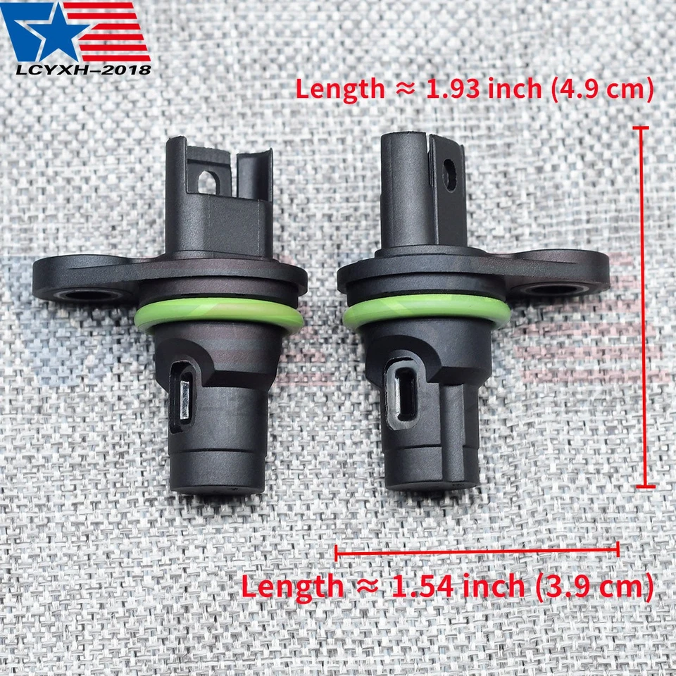 2X Sensor de posición del árbol de levas para BMW 320i 330i 335i 430i 550i X6 13627525014 EE. UU. Foto 2 de 4