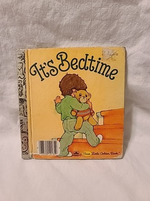 (D) Vintage 1981 A First Little Golden Book It's Bedtime