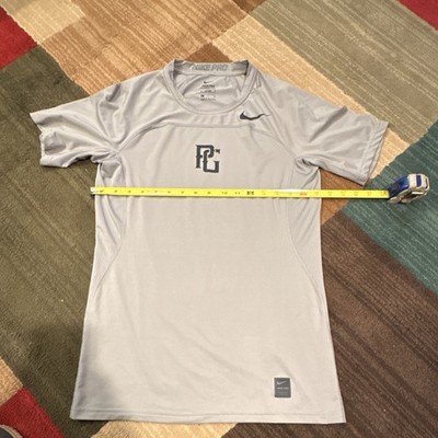 Nike Pro Hypercool Men s S Gray Fitted Compression Short Sleeve Crew Neck Tee
