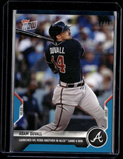 Adam Duvall - 2021 MLB Topps Now #998 Blue 34/49 Parallel Atlanta Braves