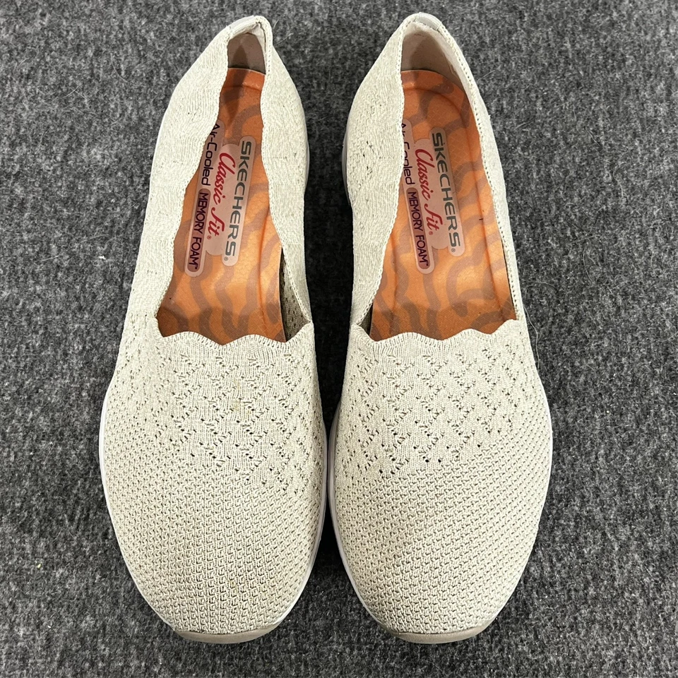 Skechers Classic Fit Seager Stat Women's Shoes Size 8 Air-Cooled Slip On - Image 3 of 4