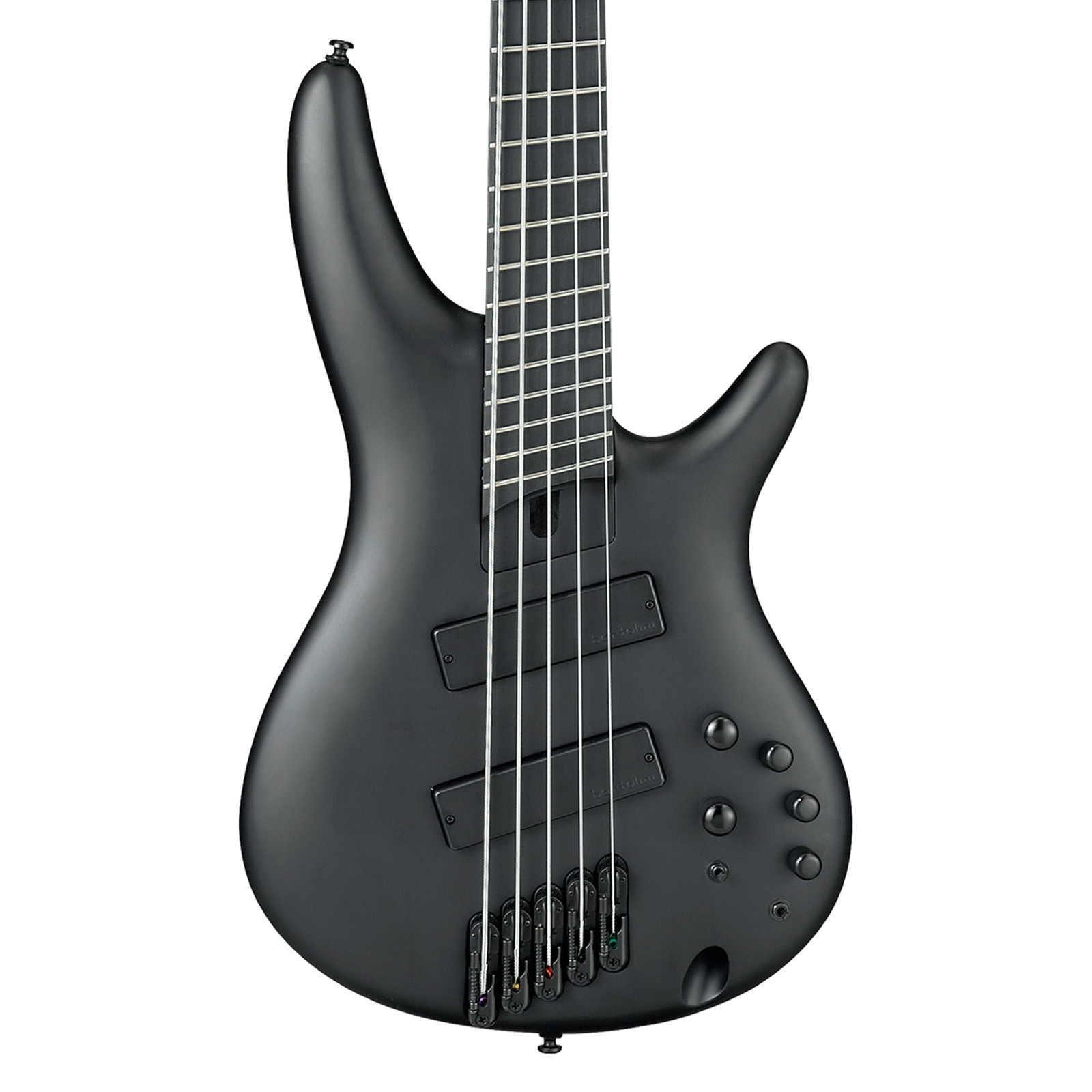 Used Ibanez SR Iron Label 5 String Electric Bass Multiscale Black Flat