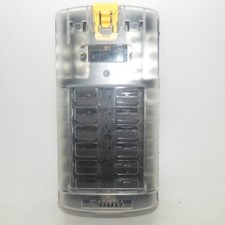 Blue Sea Systems 5026B-BSS ST Blade Fuse Block 12 Circuits w/ Negative Bus