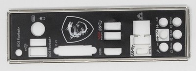 MSI B450 Tomahawk - ATX Blende Slotblende IO Shield Slotblech (#31534)