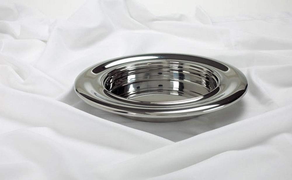 Серебряная хлебная тарелка Rw для укладки в стопку