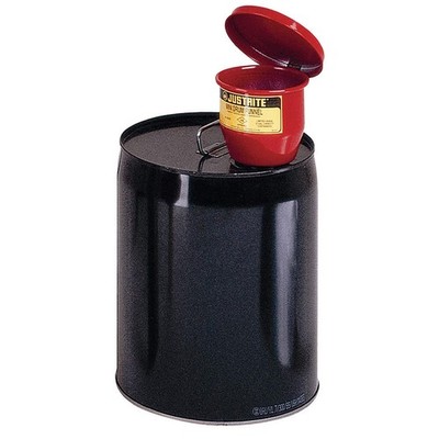 JUSTRITE 08202 Mini-Drum Safety Funnel 4-1/2 In 3UAL1