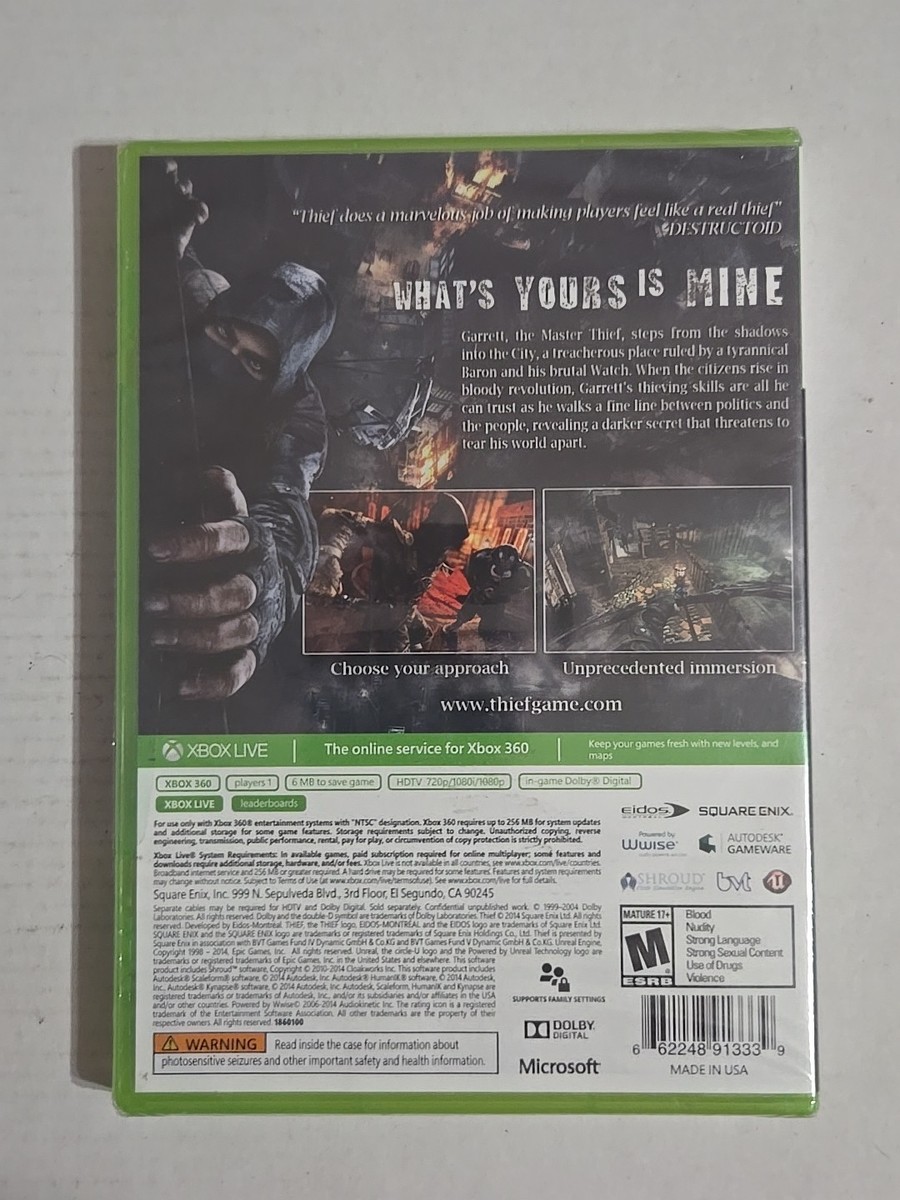 Thief - Microsoft Xbox 360 SEALED NEW | eBay