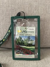 2026 Masters Monday Badge W/ Badge Holder - R...