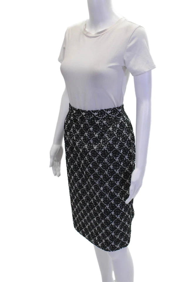 Zanella 女式纹理懒人拉链裙黑色 10 码 — 第 2/4 张图片