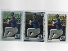 2020 Bowman #BCP-42 Brady Singer Paper, Chrome, & Mojo Prospects