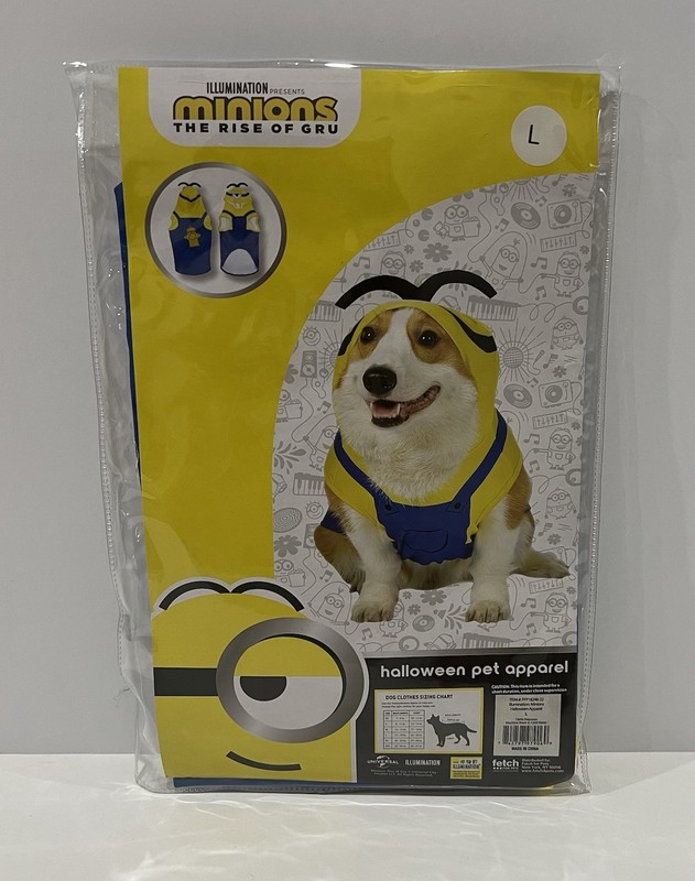 Minions Halloween Dog Costume L