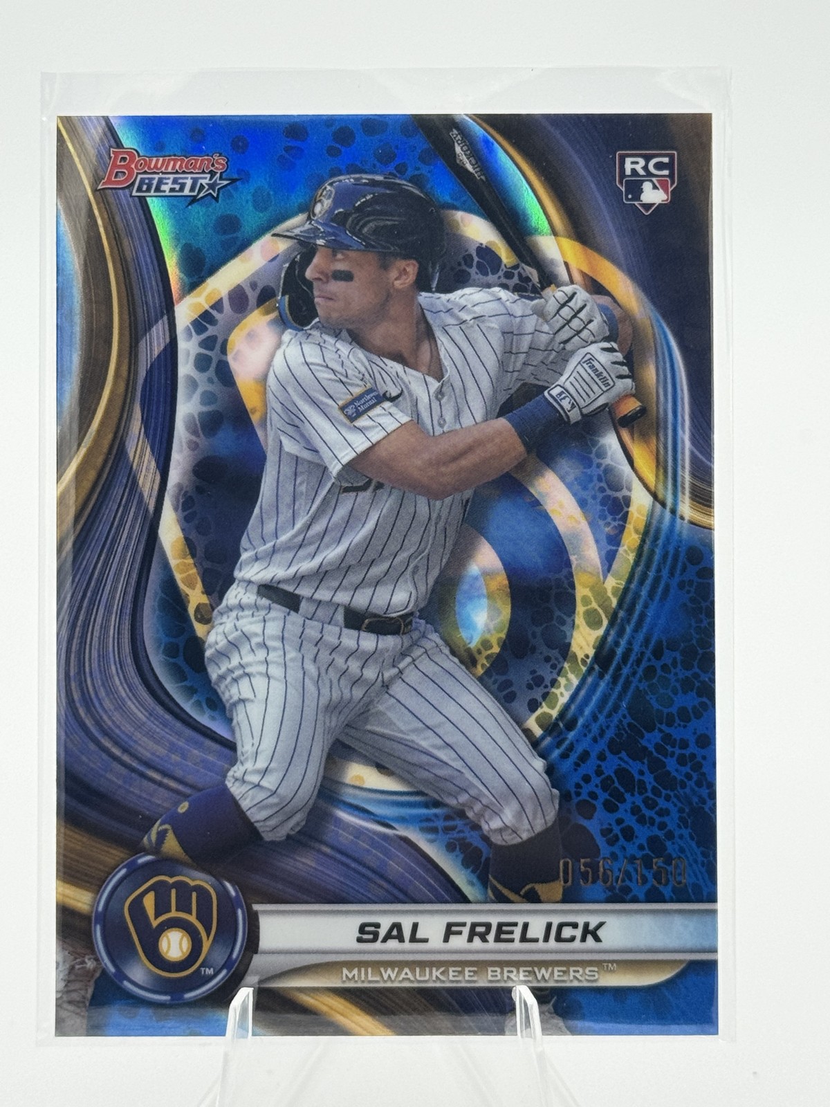 2024 Bowman's Best - Sal Frelick #37 Blue Refractor /150 (RC)