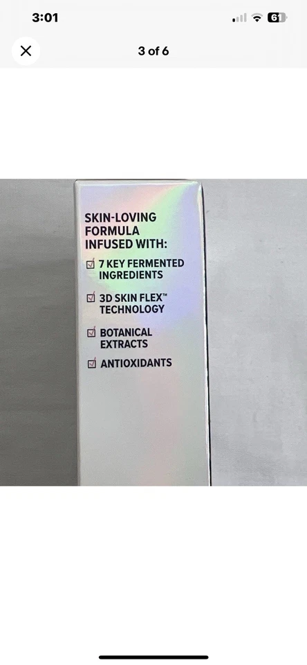 I Bye Bye Foundation Power Full Coverage 3D Skin Flex Medium Tan .30oz - Image 3 of 4