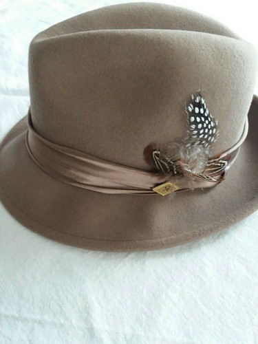 Stacy Adams Men's 100% Wool Felt Fedora 