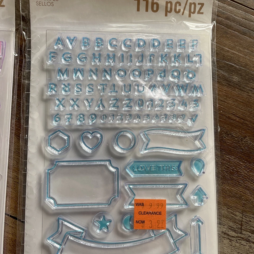 Recuerdos Año Creativo 45 piezas Fiesta Hora Estampillas Transparentes Cumpleaños Aniversario  Foto 4 de 4