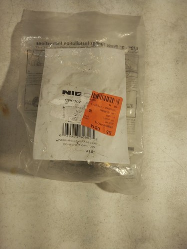 Mueller Streamline PF 01508L Copper 90 Degree Elbow Drop 1/2 Press Dia. in.