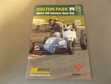 2011 OULTON PARK PROGRAMME 30/7/11 - SIGNED BY PIERRE BURET & GILBERT CRISTINI