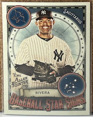 2019 Topps Allen & Ginter's Baseball Star Signs Mariano Rivera #BSS-21 HOF