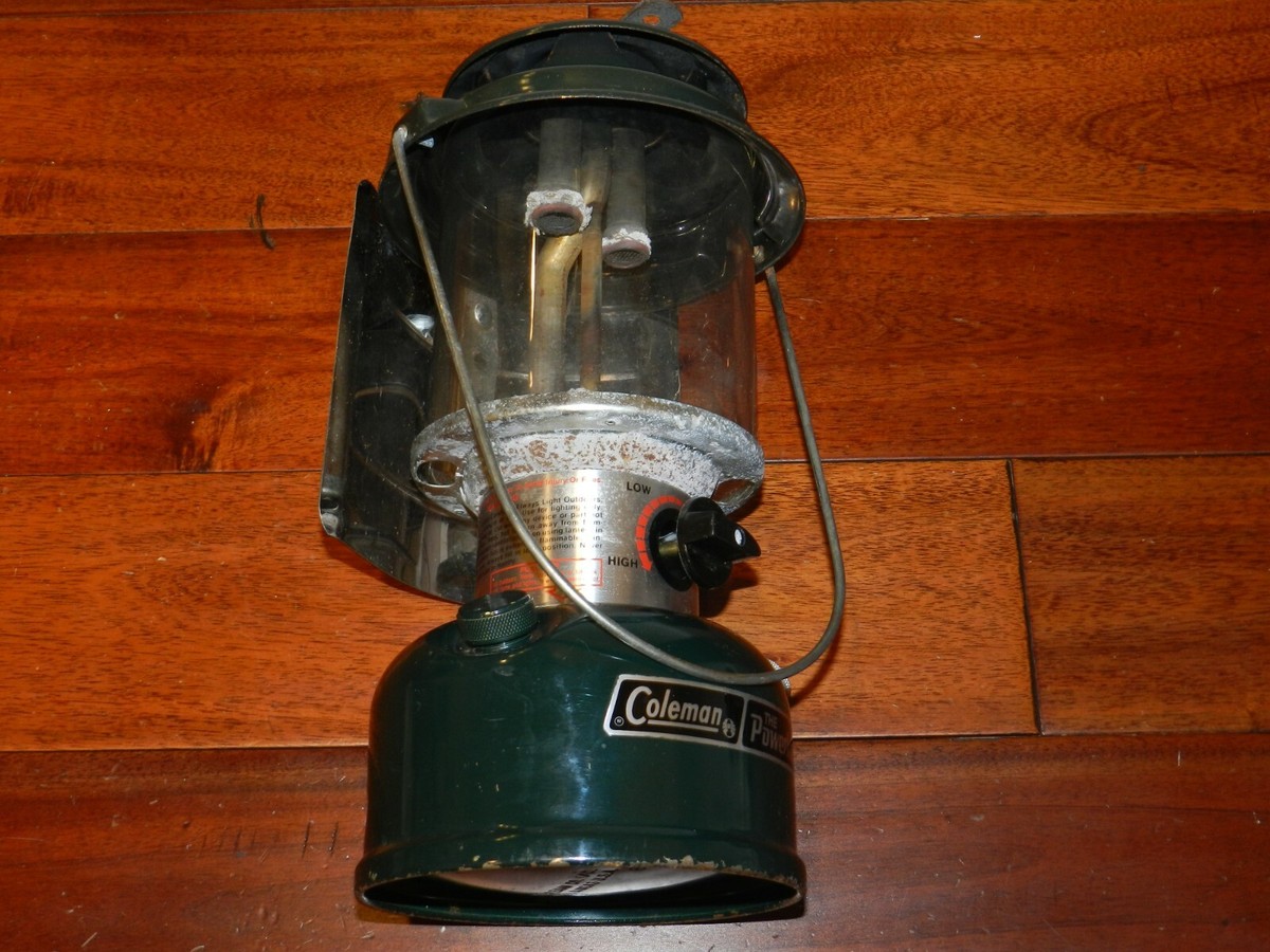 Coleman THE Powerhouse 290A700　＊7248322 Vintage Coleman Lantern Powerhouse Dual Mantle NO GLASS