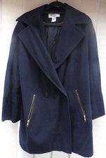 Helen Berman Coat - Blue - Size 12 With Two Zip Pockets