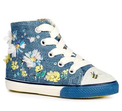 Next Schuhe Sneaker Basketballschuhe Halbschuhe 3D Blume Sportschuhe 25,5 25 26 