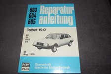 Manuale riparazione manuale riparazione Talbot 1510 dal 1979 ottimo stato