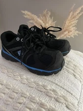 Terra Pacer 2.0 Composite Safety Toe Athletic Work Shoe Black Blue Mens Size 5