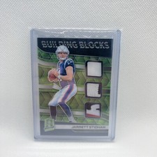 2019 Panini Spectra Building Blocks Neon Green 10/25 Jarrett Stidham Rookie RC