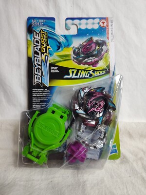 BEYBLADE Burst Turbo Slingshock Salamander S4 Starter Pack  Battling Top & Right