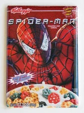 Spiderman Cereal Box FRIDGE MAGNET movie style
