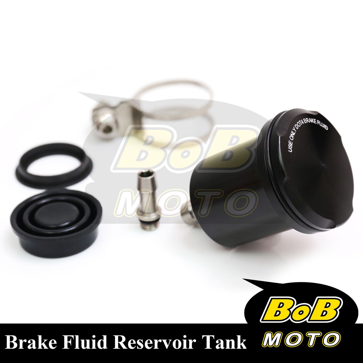 For Honda CBR600RR 2007-2008 Black Racing CNC Rear Brake Fluid