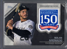 2019 Topps 150th Anniversary Manufactured Patches #AMPNA Nolan Arenado S2
