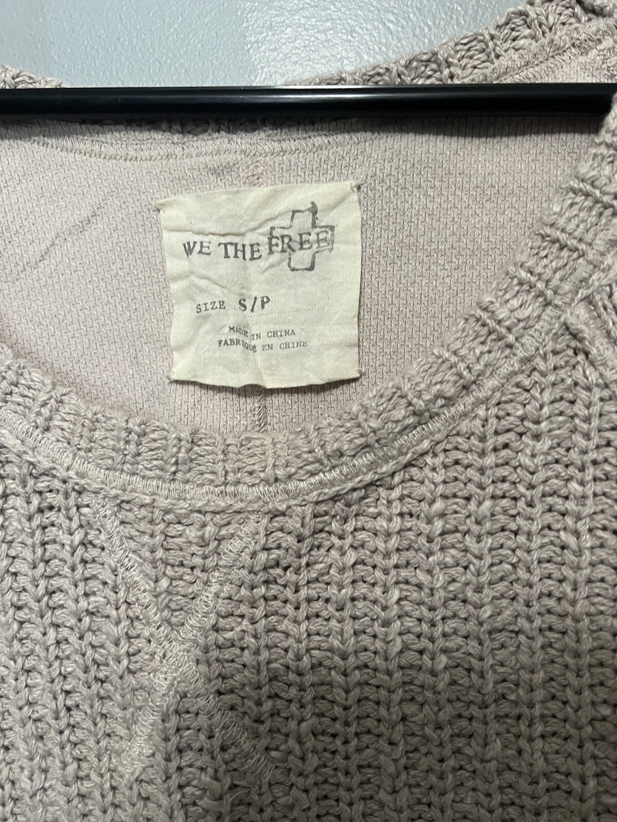 Free People Size Small Cropped Sweater - image 2