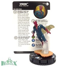 Heroclix Marvel Studios Disney Plus set Vision 043a Super Rare figure w/card 